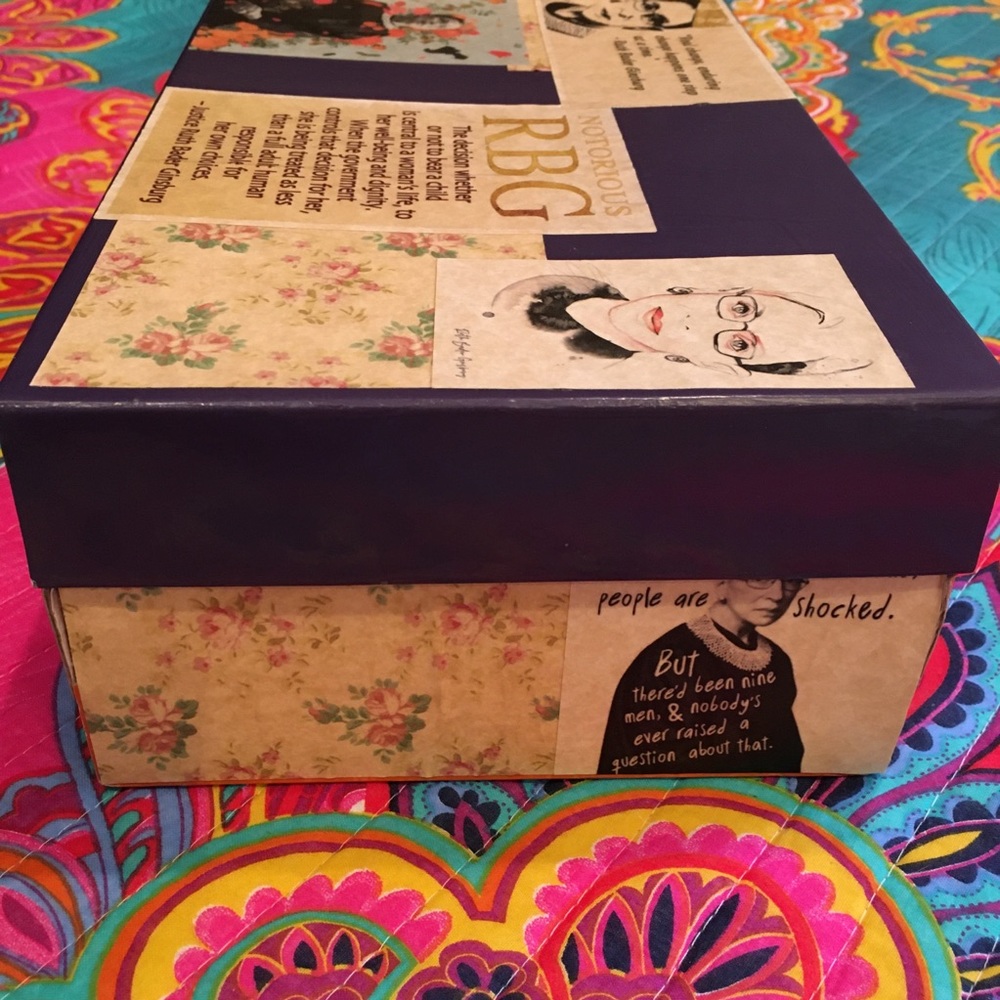 RBG ~ Ruth Bader Ginsburg Memory Box - Picture 14 of 16